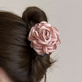 Floral Fabric Hair Clamp