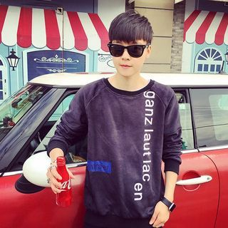 JUN.LEE Letter Pullover