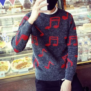 Soulcity Music Note Sweater