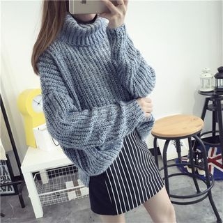Qimi Turtleneck M lange Sweater