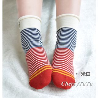 CherryTuTu Striped Socks