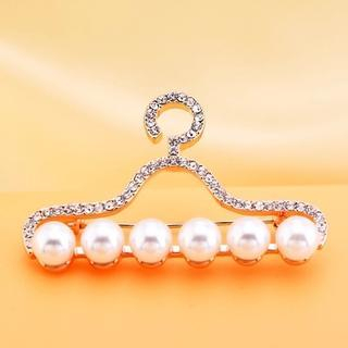 Trend Cool Beaded Clothes Hanger Brooch