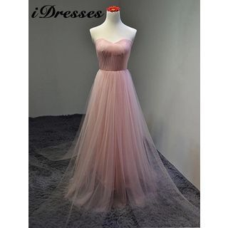 idresses Multi Way Sheath Tulle Evening Gown