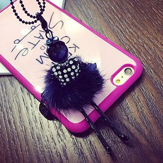 maxine Furry Doll Necklace