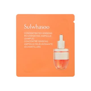 Sulwhasoo - Concentrated Ginseng Rejuvenating Ampoule Sachet 0.8ml
