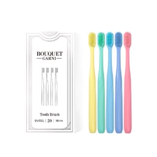 BOUQUET GARNI - Deep Clear Toothbrush Set - 2 Types Pastel
