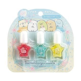 San-X - Sumikko Gurashi Nail Color Set B 3 Pcs