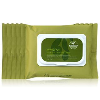 Innisfree Olive Real Cleansing Tissue (30pcs x 5Packs)  30pcs x 5Packs