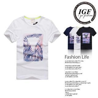 I Go Fashion Short-Sleeve Print T-Shirt