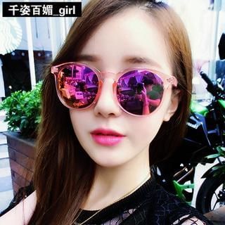 MOL Girl Oversized Circle Sunglasses