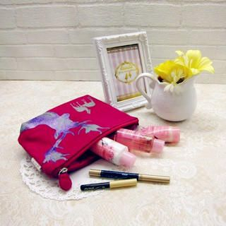 as it is Small Makeup Bag- Deer Pink - One Size