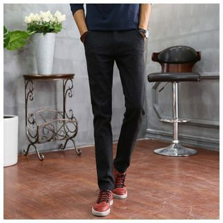 Leewiart Linen-blend Slim-Fit Pants