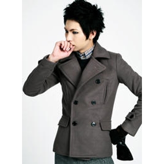 Wool Blend Pea Coat