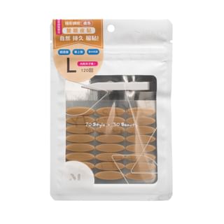 MEKO - Invisible Mesh Skin Color Double Eyelid Tape L 120 pcs 120 pcs