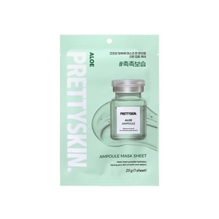 Pretty skin - Ampoule Mask Sheet - 5 Types Aloe