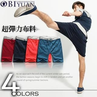 OBI YUAN Drawstring Casual Shorts