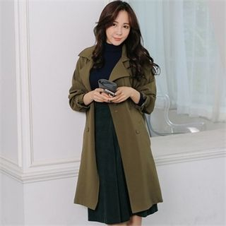 ANNINA Double-Breasted Trench Coat