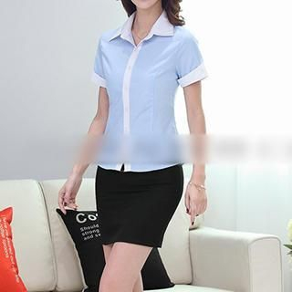 Caroe Short-Sleeve Dress Shirt