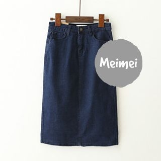 Meimei Midi Denim Skirt