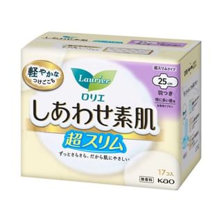 Kao - Laurier F Ultra Gentle Daily Slim Wing Feminine Pads 25cm 17 pcs