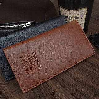 Pennyshine Faux-Leather Long Wallet