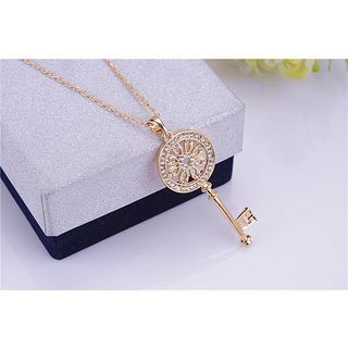 Best Jewellery Crystal Key Necklace