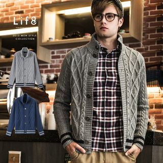 Life 8 Cable Knit Cardigan