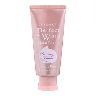 Shiseido - Senka Perfect Whip Halal Beauty Gentle Rose + Fuji Sakura Beauty Face Foam 100g