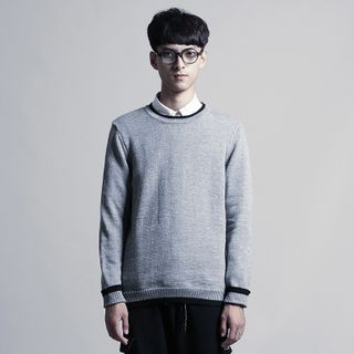 Kith&Kin Contrast Trim Knit Pullover
