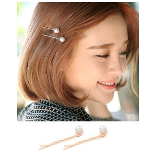 Miss21 Korea Set of 2: Faux-Pearl Hair Pin