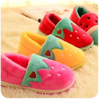 Momoi Fruit Accent Couple Slippers