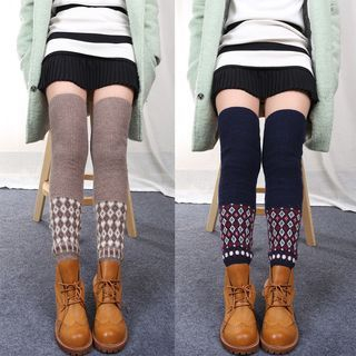 Valerie Patterned Knit Socks