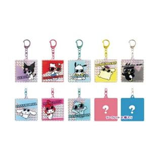 Sanrio Characters Hologram Keyring (10 Types) (Blind Box) 1 pc - Random Style