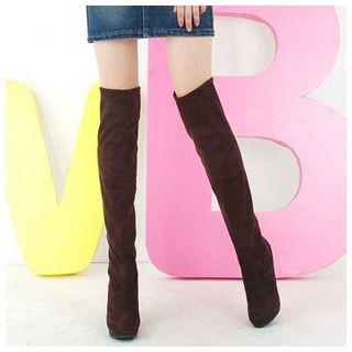 CITTA Heeled Over-the-Knee Boots