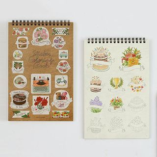 Homey House Colouring Notebook with Stickers