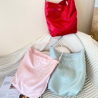 Satin Plain Tote Bag