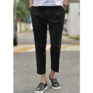 GERIO Cropped Straight-Cut Pants