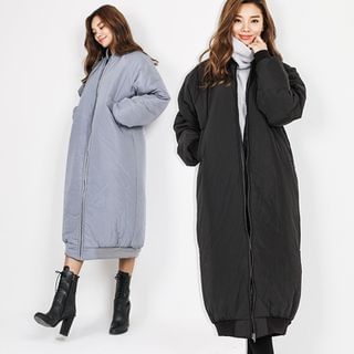 FASHION DIVA Zip-Up Padded Coat