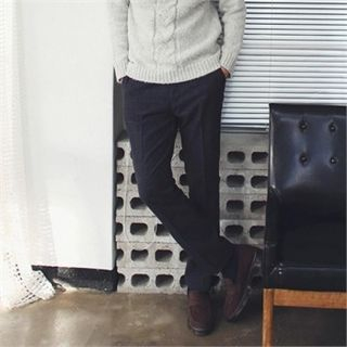 MITOSHOP Graph-Check Tapered Dress Pants
