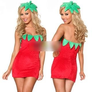 Cosgirl Strawberry Party Costume