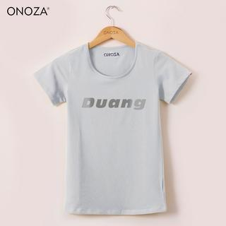 Onoza Short-Sleeve Lettering T-Shirt