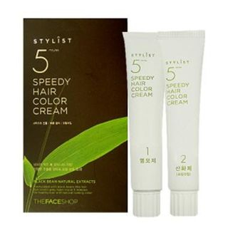 The Face Shop Stylist Speedy Hair Color Cream (Natural Brown) 60g