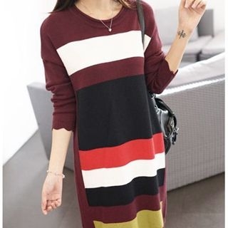 NIZ Striped Sweater Dress