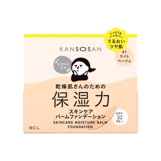 BCL - Kansosan Skincare Moisture Balm Foundation SPF 32 PA++ 01 Light Beige - 12g