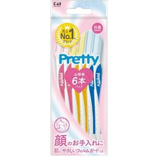 KAI - Pretty Face L Razor 6 pcs