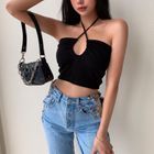 halter cropped