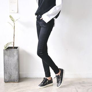 JUSTONE Flat-Front Skinny Pants