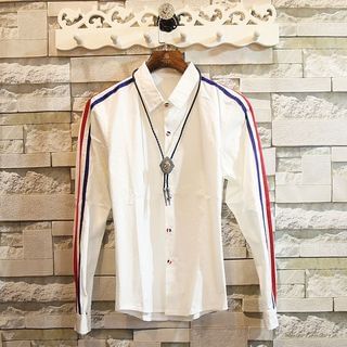Rockedge Long-Sleeve Striped Shirt