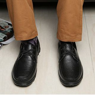 NOVO Lace-Up Genuine Leather Shoes
