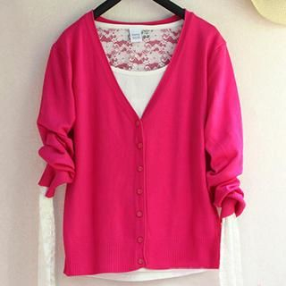 Coralie V-Neck Knit Cardigan